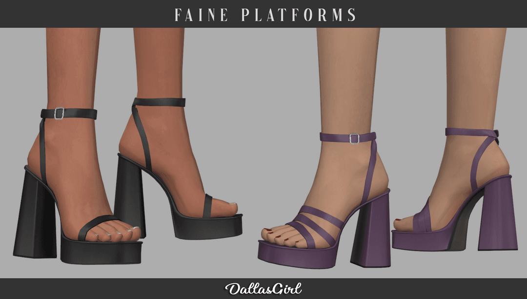 Босоножки Faine Platforms